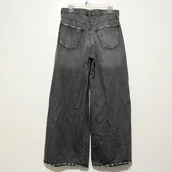 Universal Thread Womens Super Wide Leg Jeans 8 Grunge Streetwear Skater Y2K 90s - Picture 2 of 11